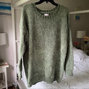 Olive Super soft Crew Neck Sweater